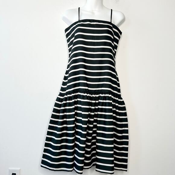 KAPPI 80s Vintage Union Label Summer Dress Size 4 Striped Drop Waist Nautical - Picture 1 of 8